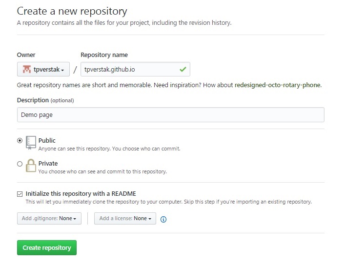 Step2 - Create a new repository
